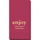 Big Word Enjoy Guest Towels Image 3 of 3